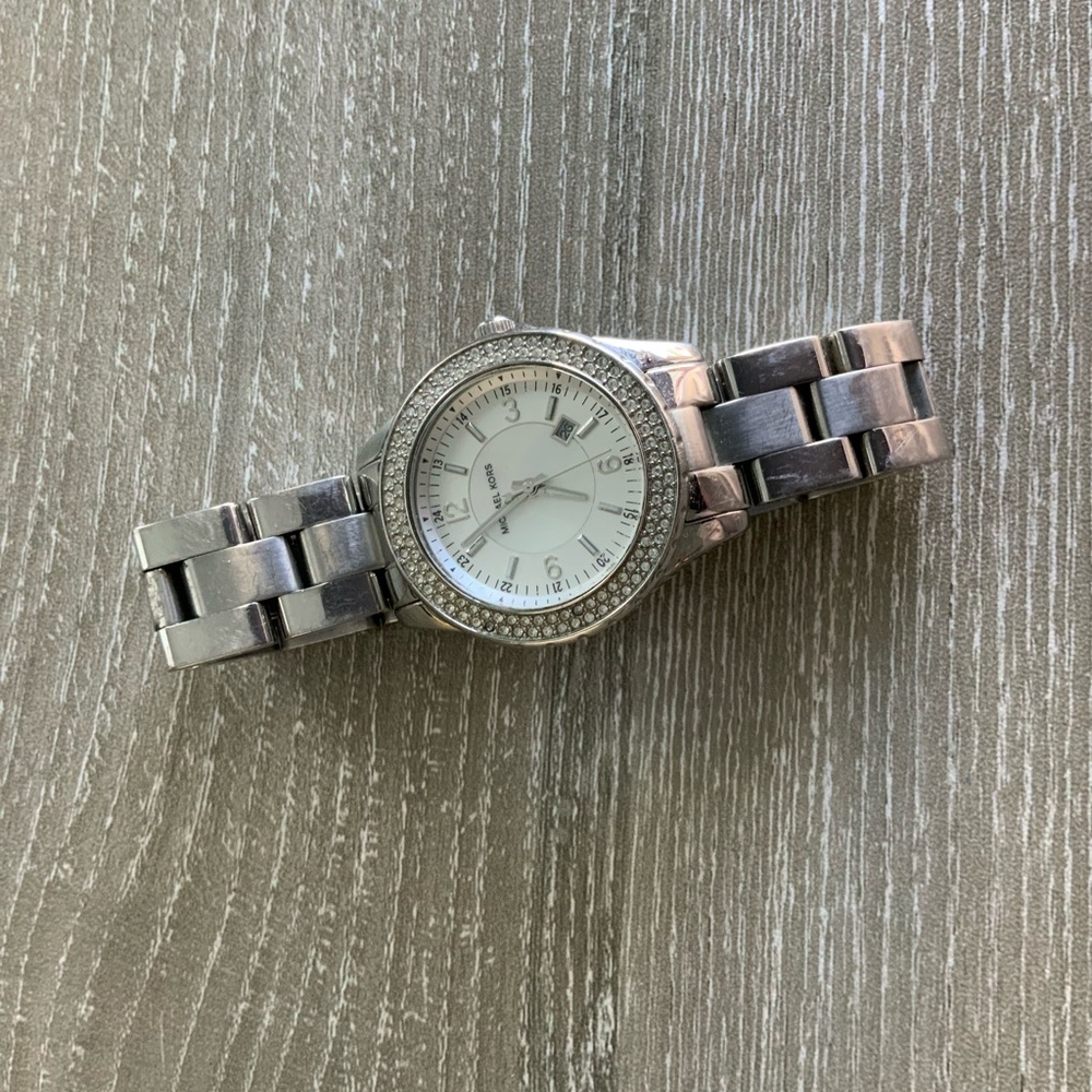 Michael Kors MK Silver Watch